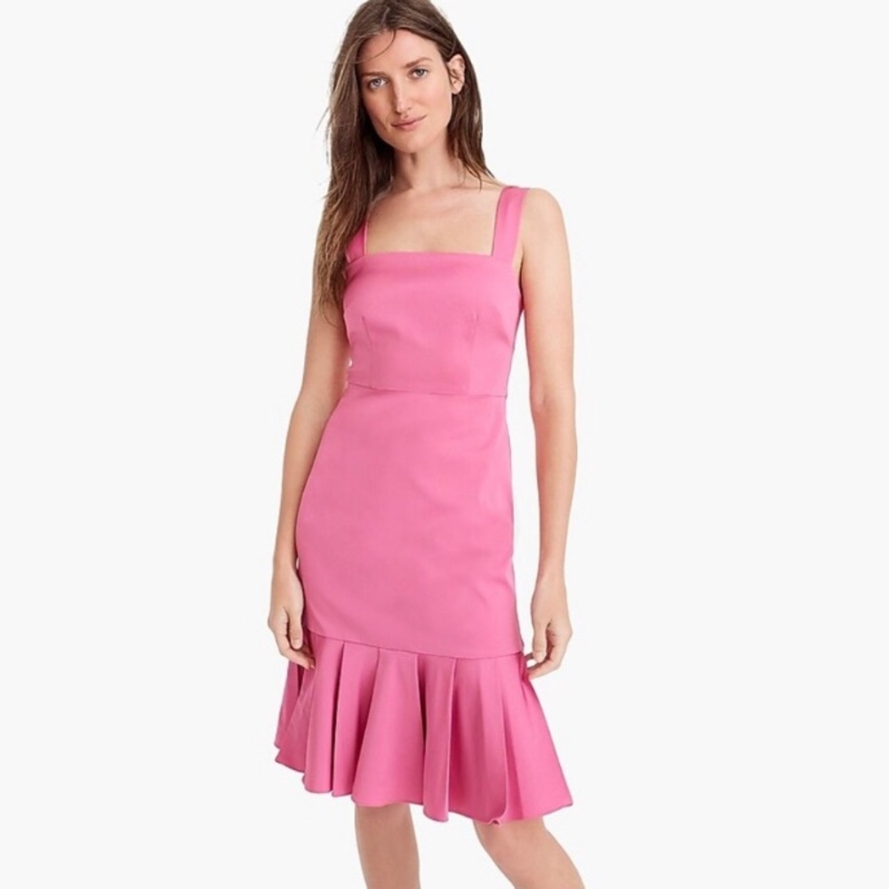 J. Crew Pink Sleeveless Dress Style K4437 Size 0